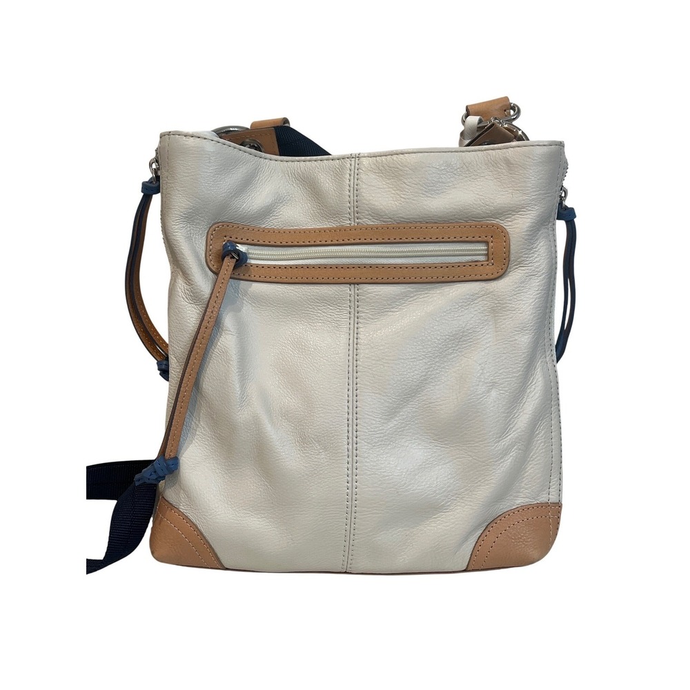 Brighton California‎ Dreaming Whimsical Graphic Art Leather Crossbody Purse - Picture 5 of 12